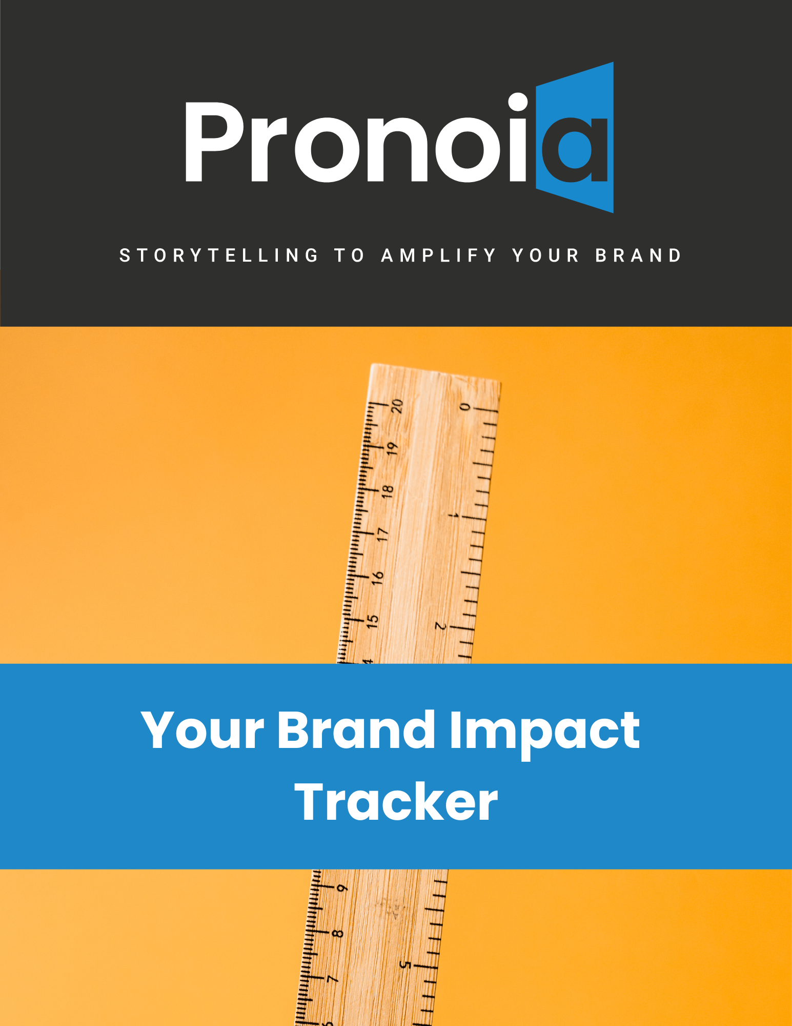 The Brand Impact Tracker Tool Worksheet from Pronoia Communications